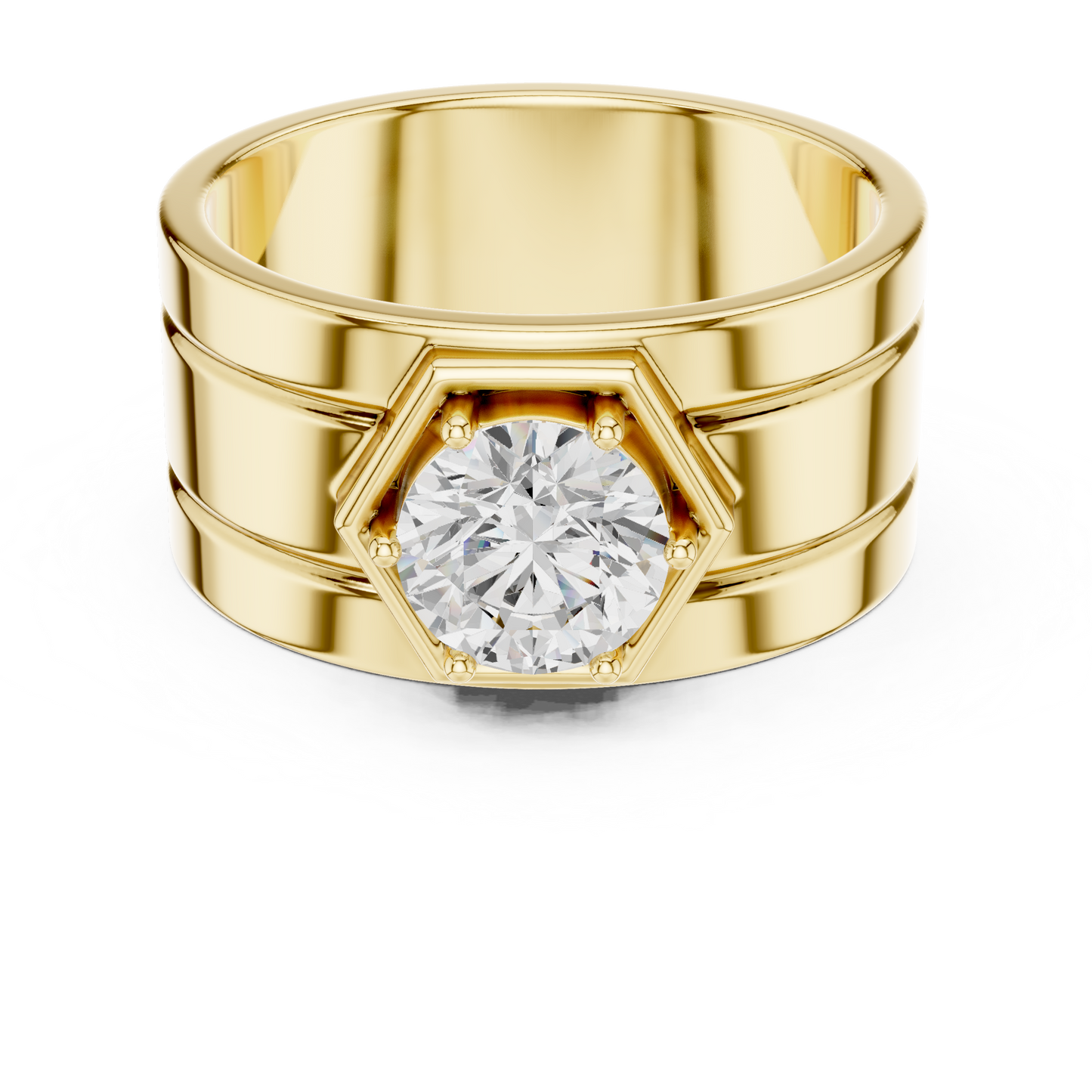 Vow of Valor Men Solitaire Ring