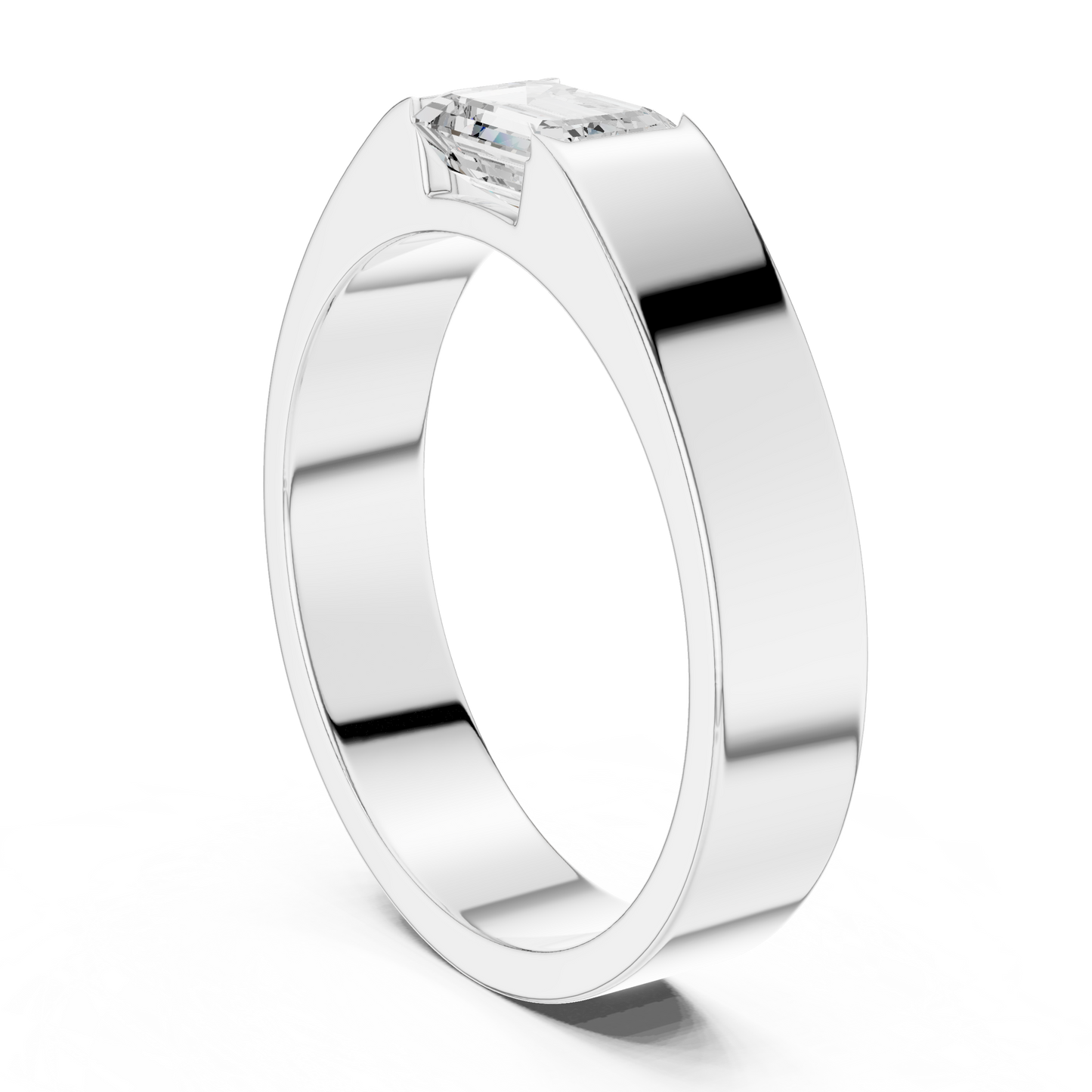 Ember Bond Mens Solitaire Ring