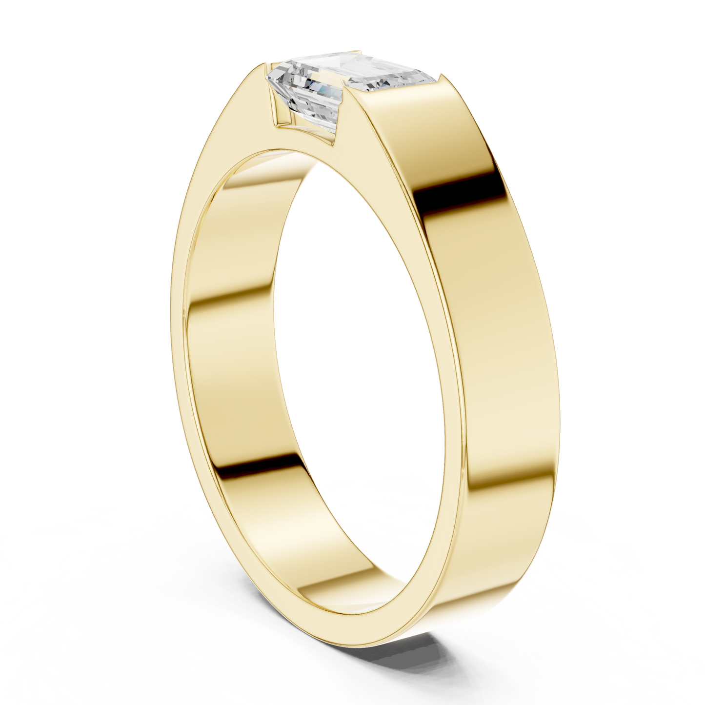 Ember Bond Mens Solitaire Ring