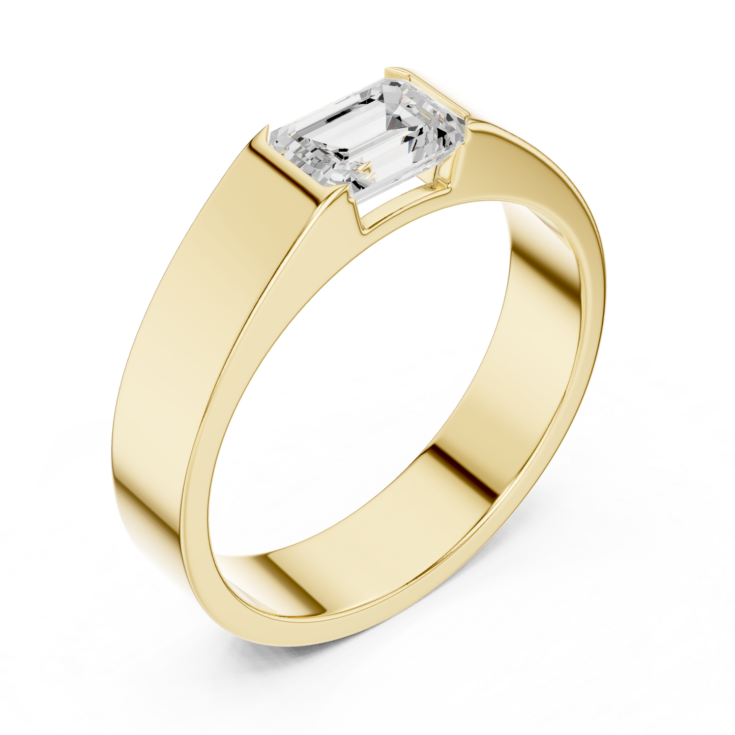 Ember Bond Mens Solitaire Ring