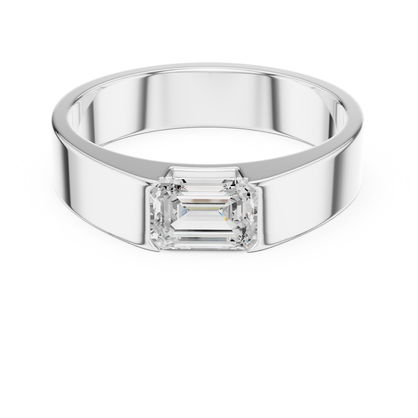 Ember Bond Mens Solitaire Ring