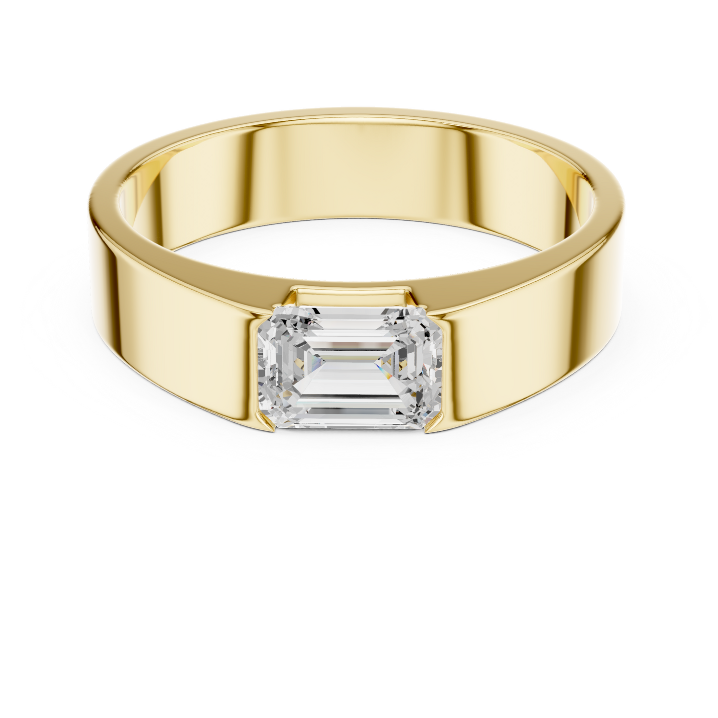 Ember Bond Mens Solitaire Ring