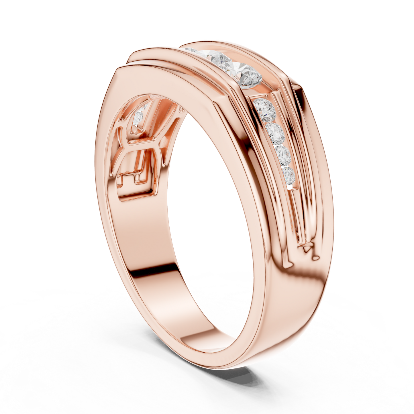 The Monarch Band Diamond Ring for Men