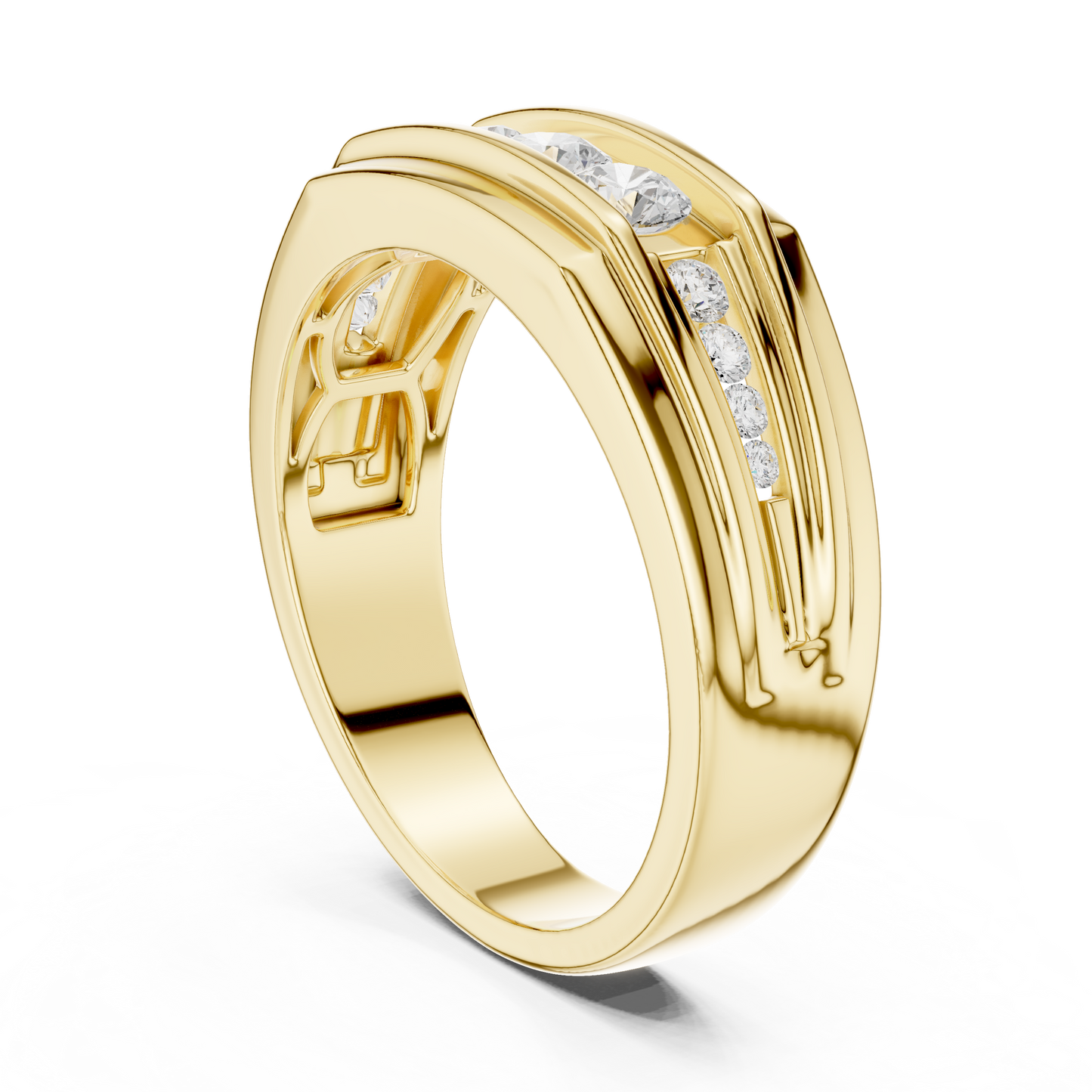 The Monarch Band Diamond Ring for Men
