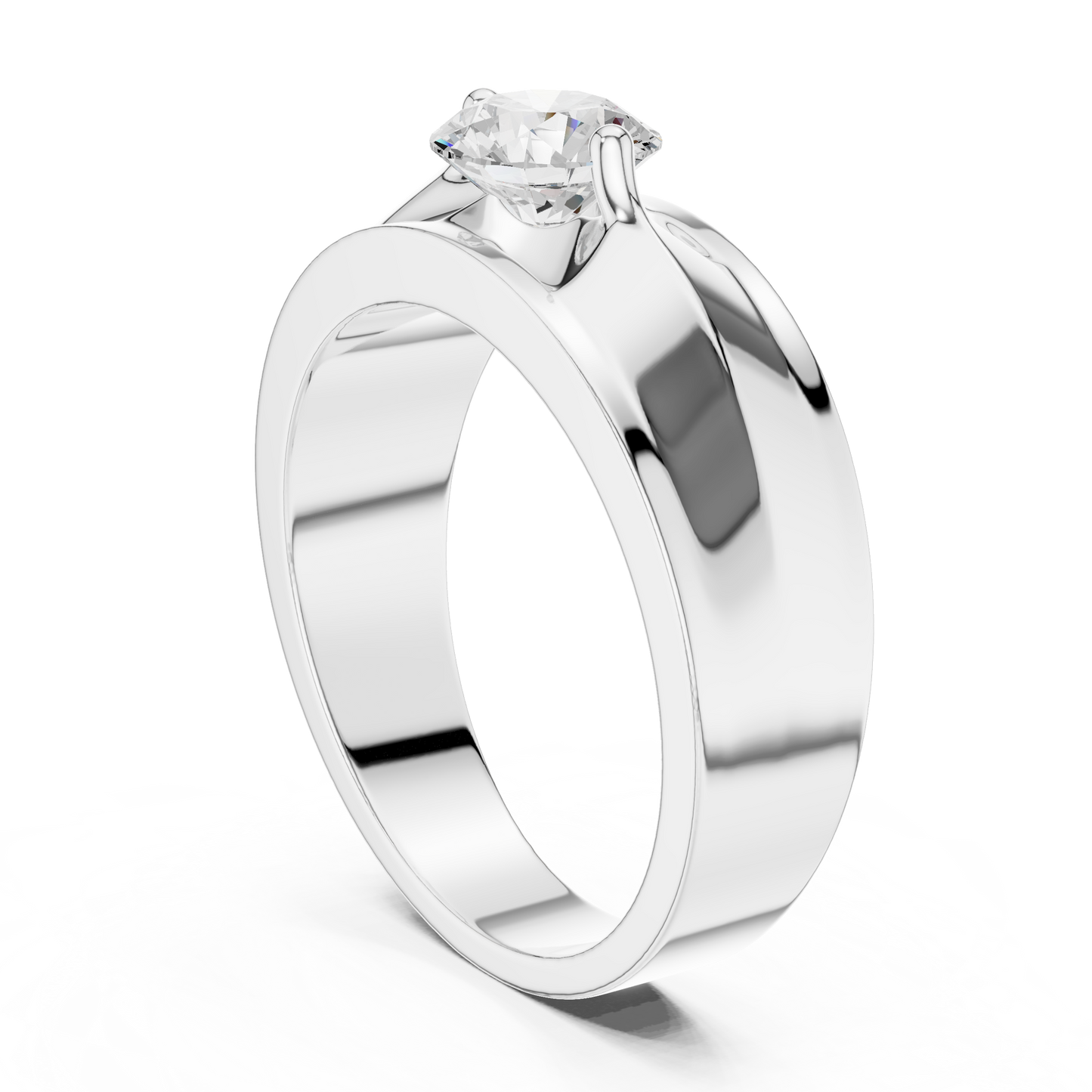 Zenith Solitaire Ring for Men