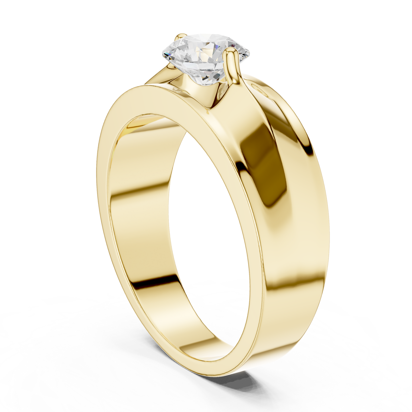 Zenith Solitaire Ring for Men