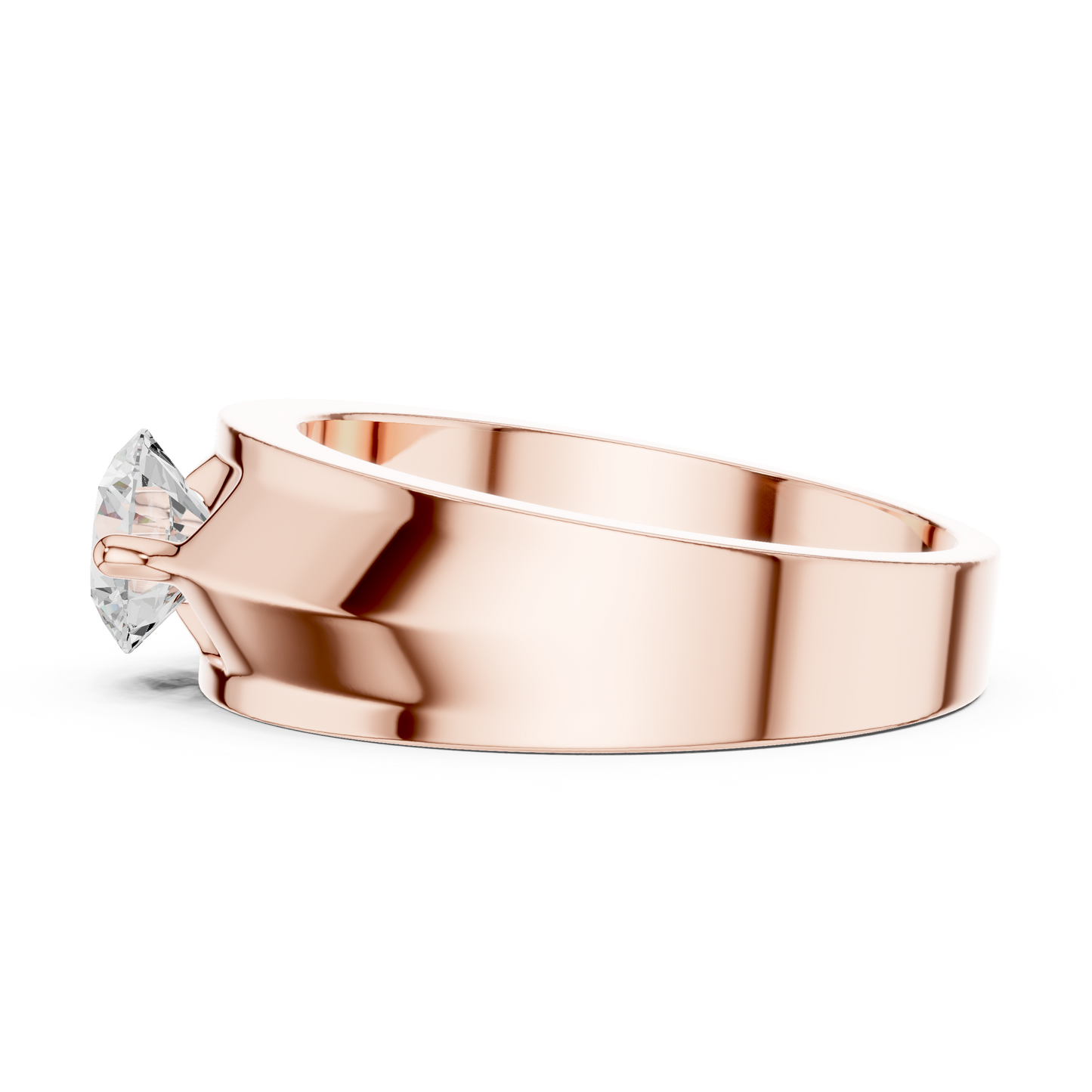 Zenith Solitaire Ring for Men