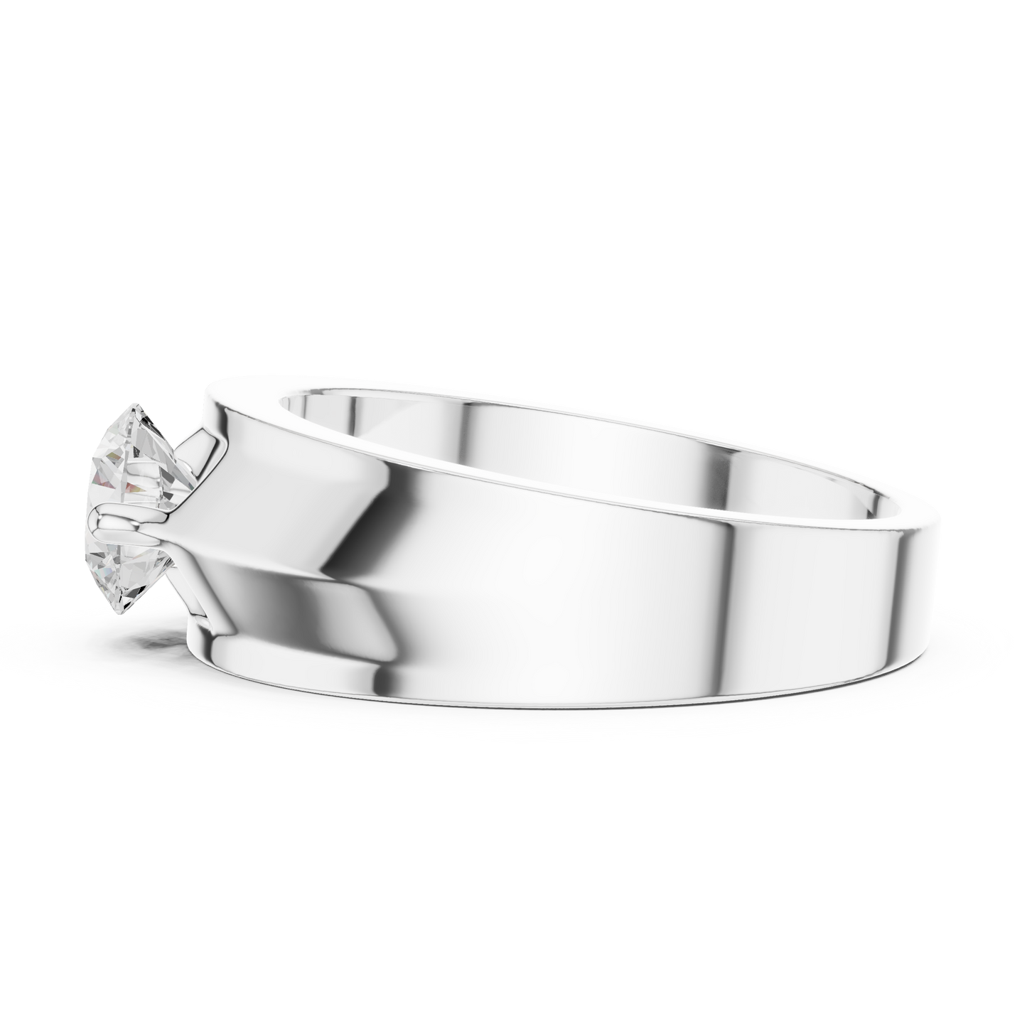 Zenith Solitaire Ring for Men