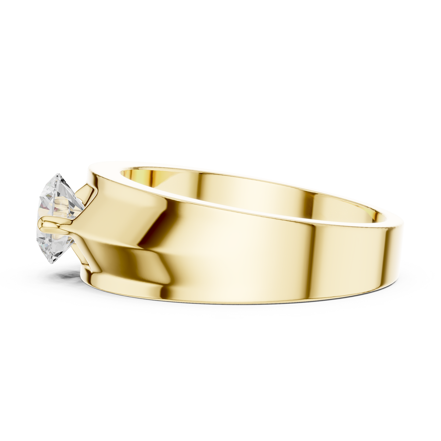 Zenith Solitaire Ring for Men