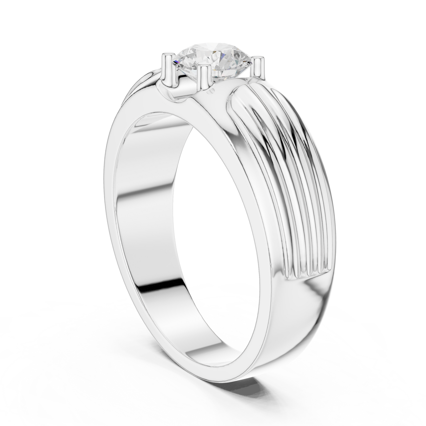 Rogue Solitaire Ring for Men