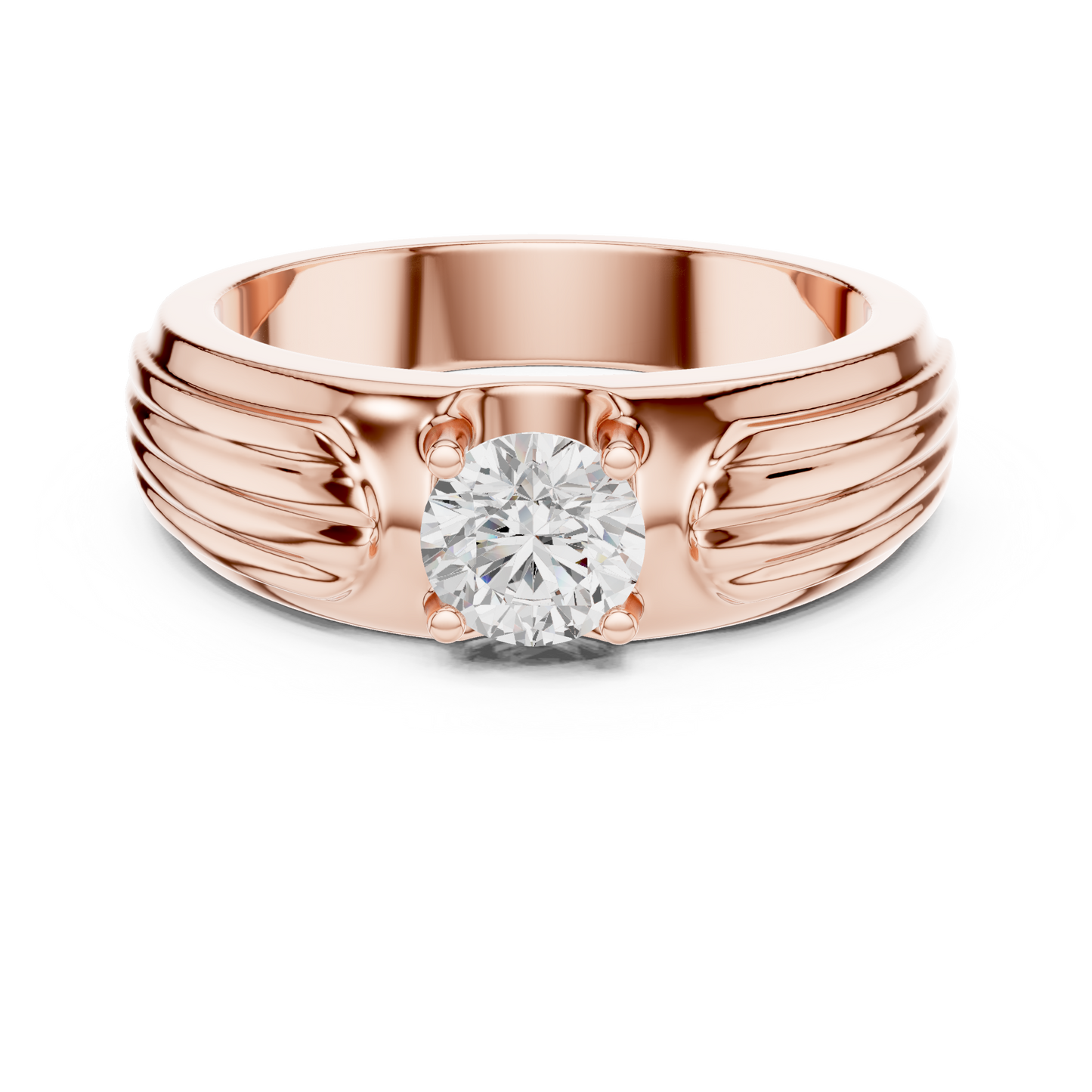 Rogue Solitaire Ring for Men