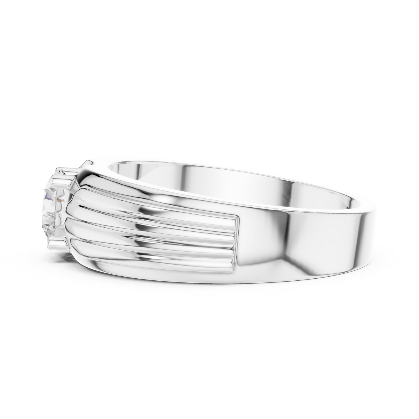 Rogue Solitaire Ring for Men