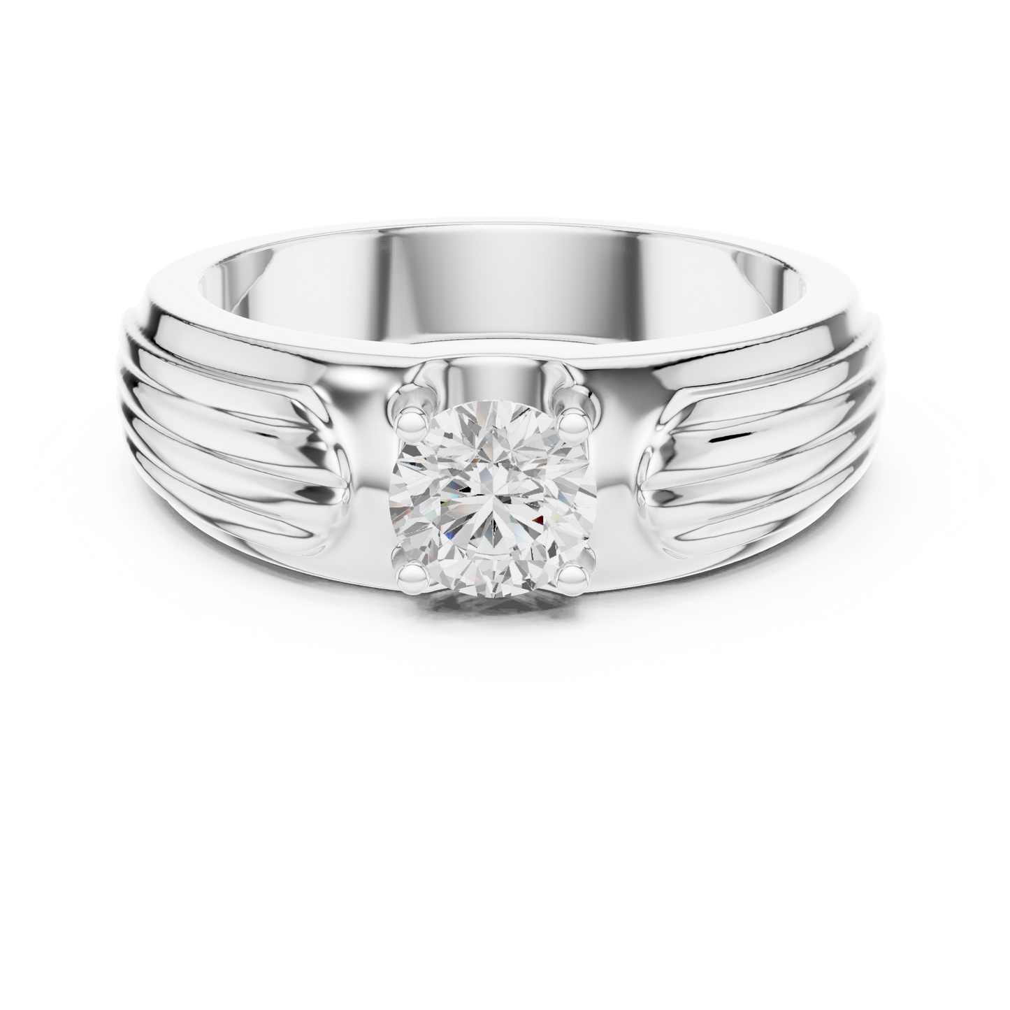 Rogue Solitaire Ring for Men