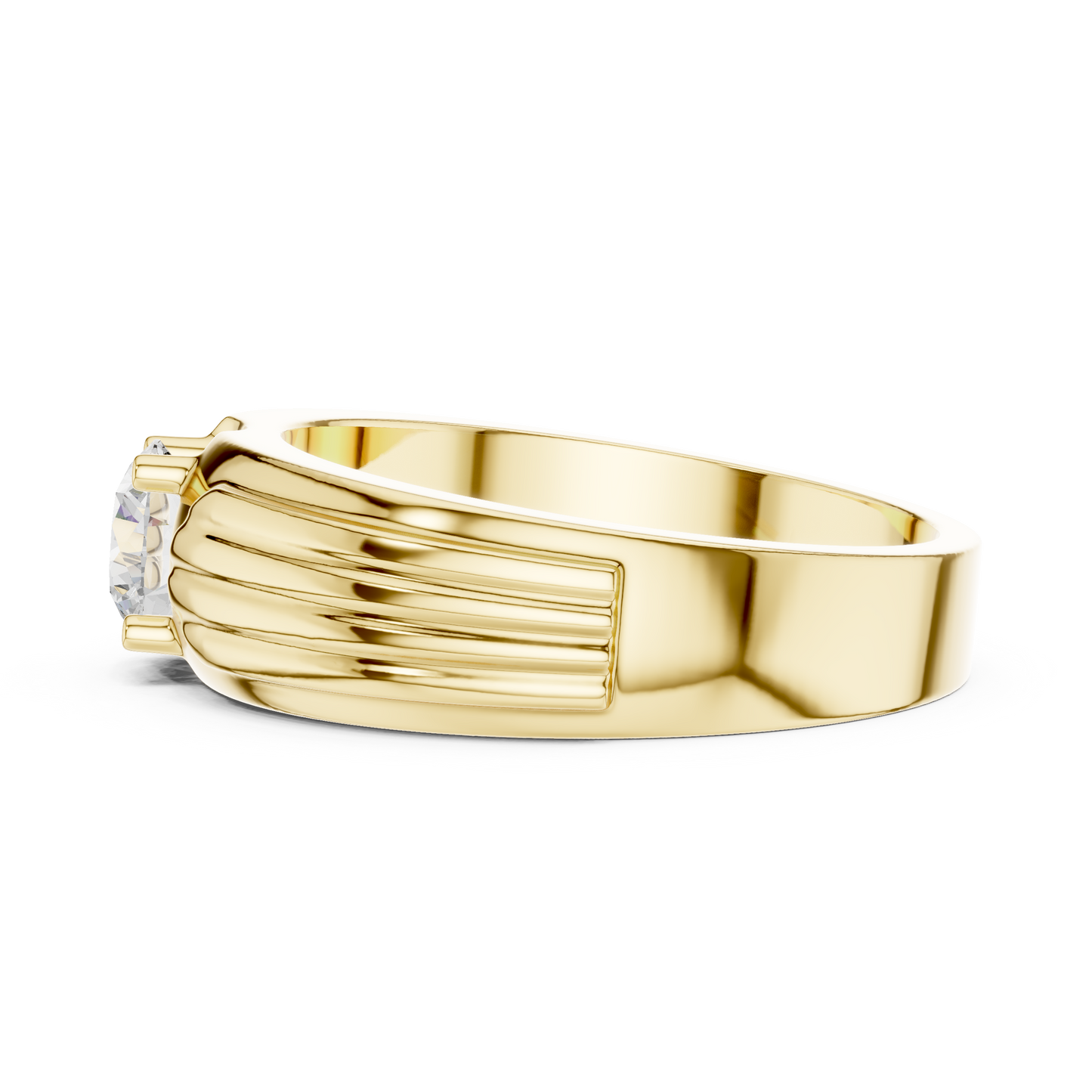 Rogue Solitaire Ring for Men
