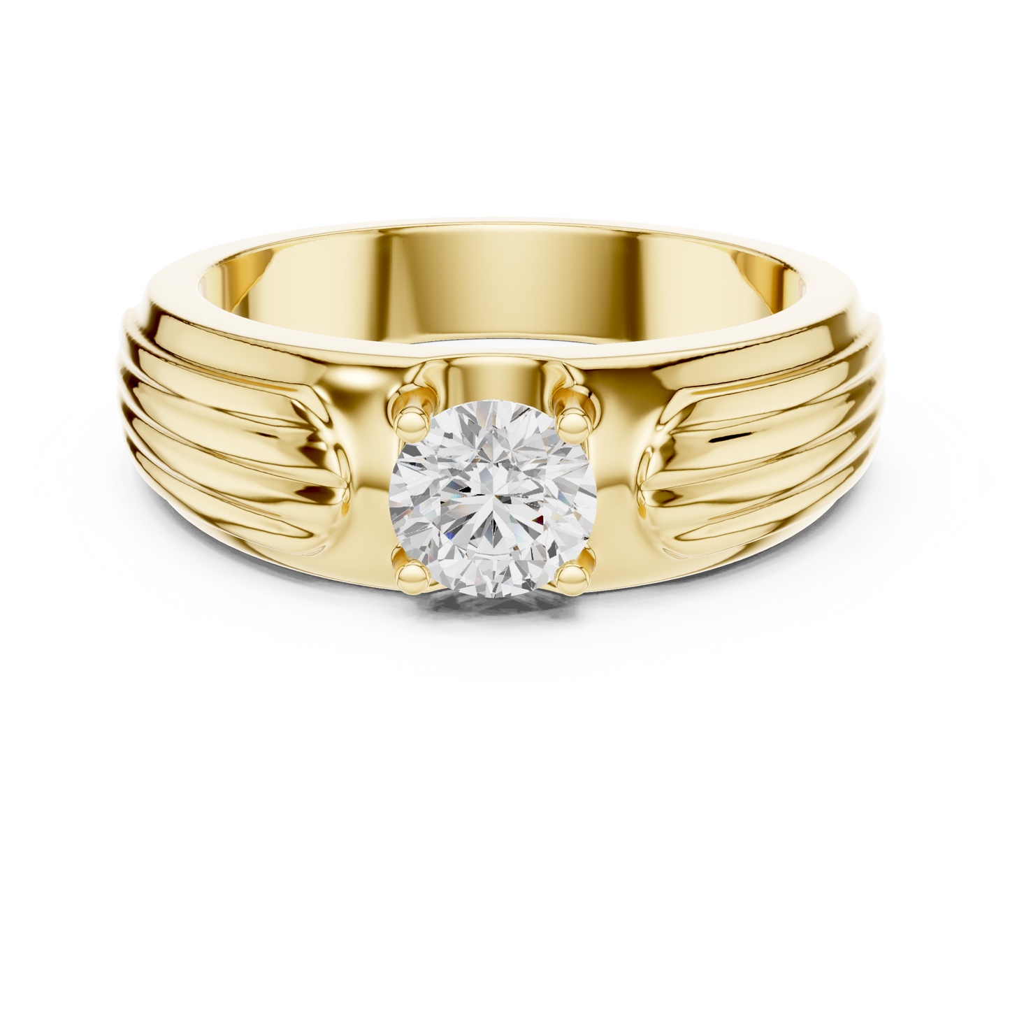 Rogue Solitaire Ring for Men