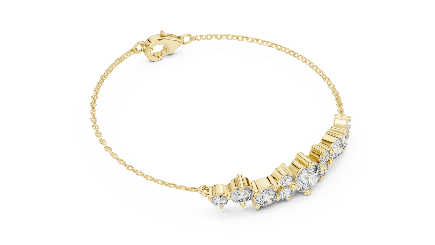 Celestial Grace Diamond Bracelet