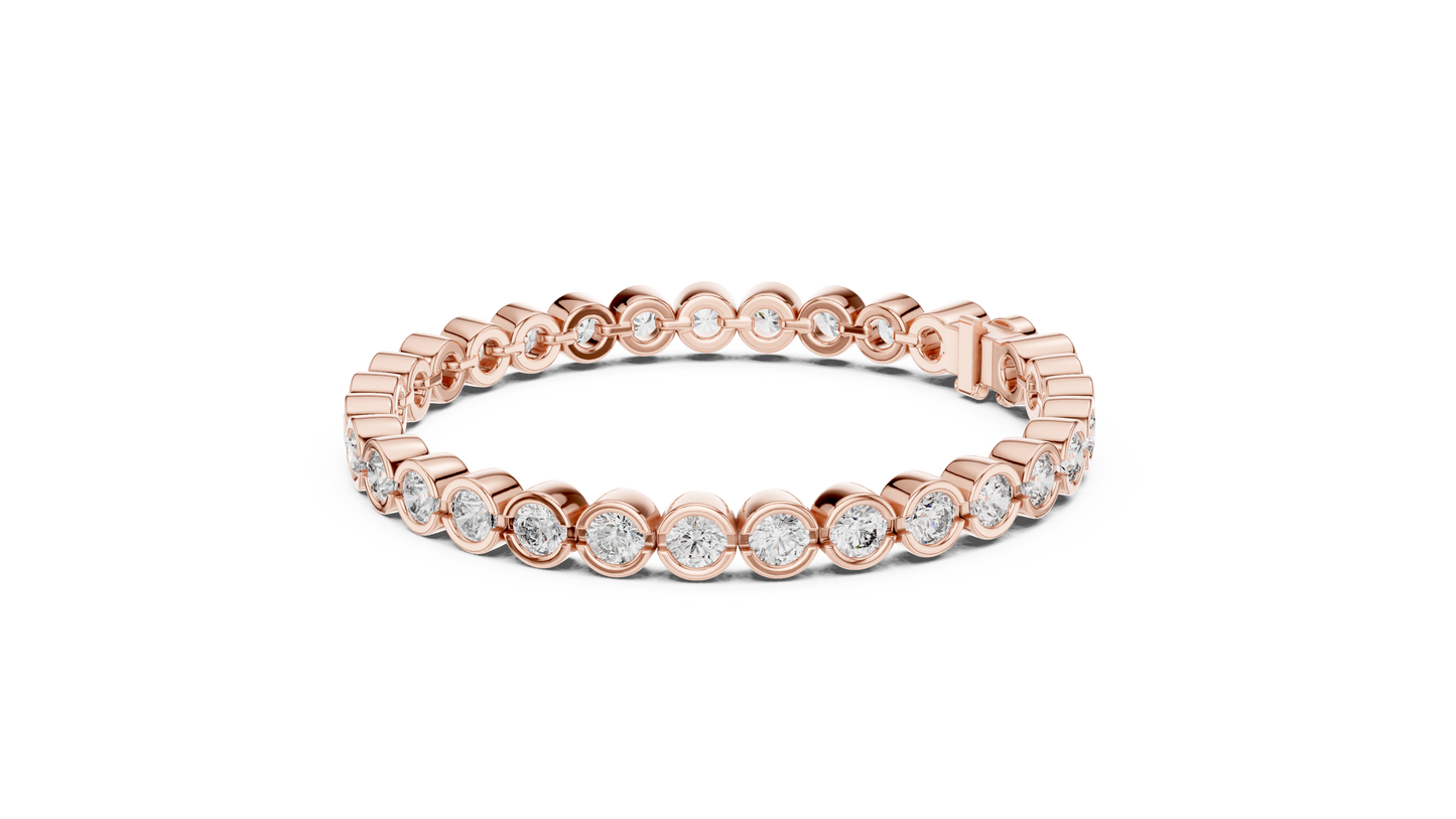Imperial Bloom Tennis Diamond Bracelet
