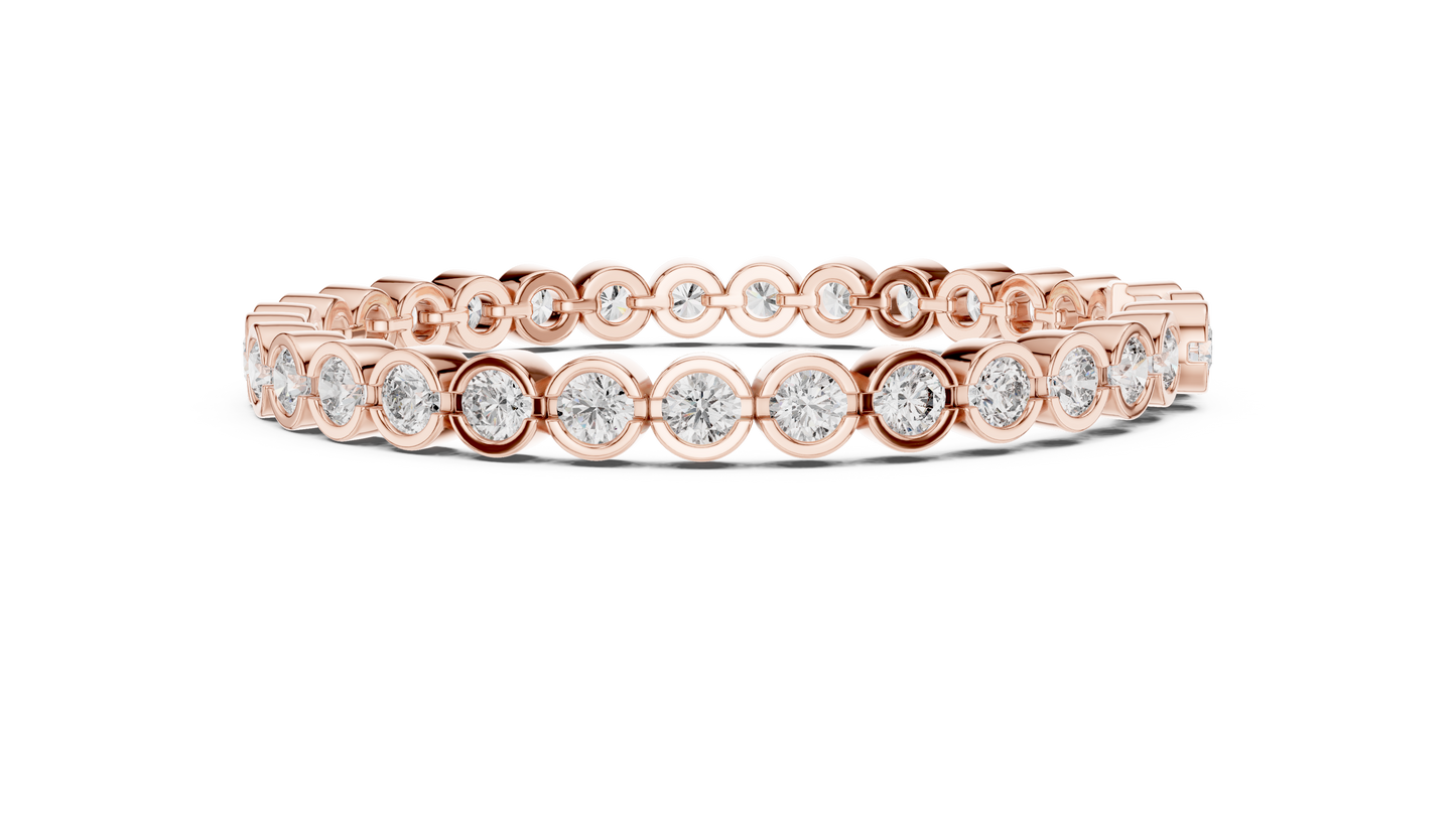 Imperial Bloom Tennis Diamond Bracelet