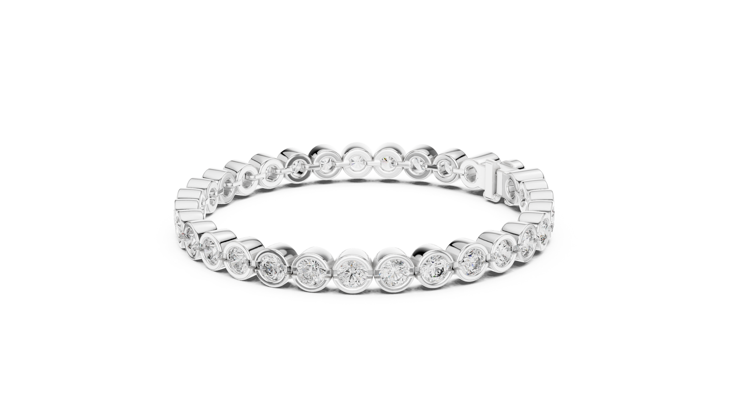 Imperial Bloom Tennis Diamond Bracelet
