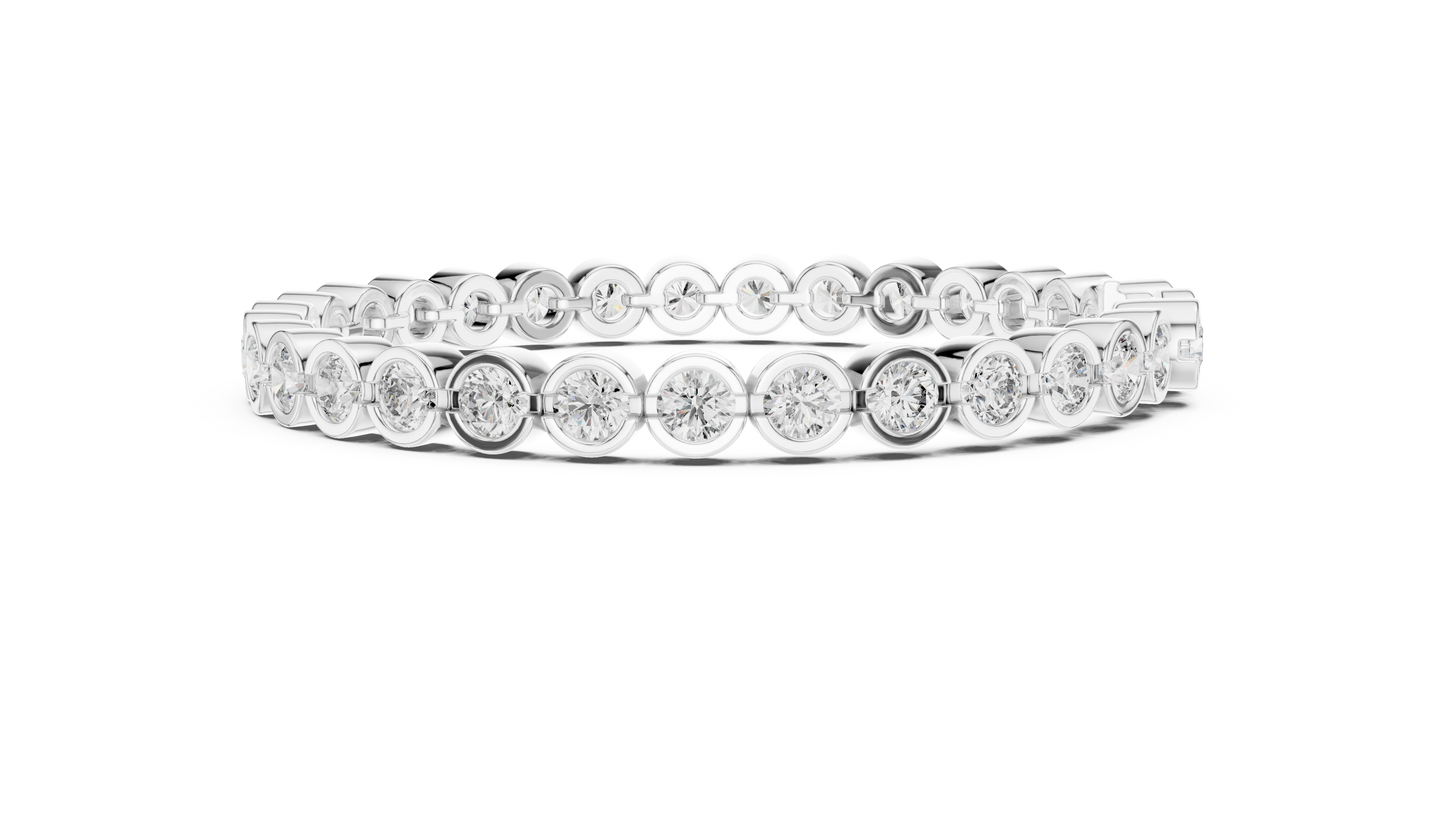 Imperial Bloom Tennis Diamond Bracelet