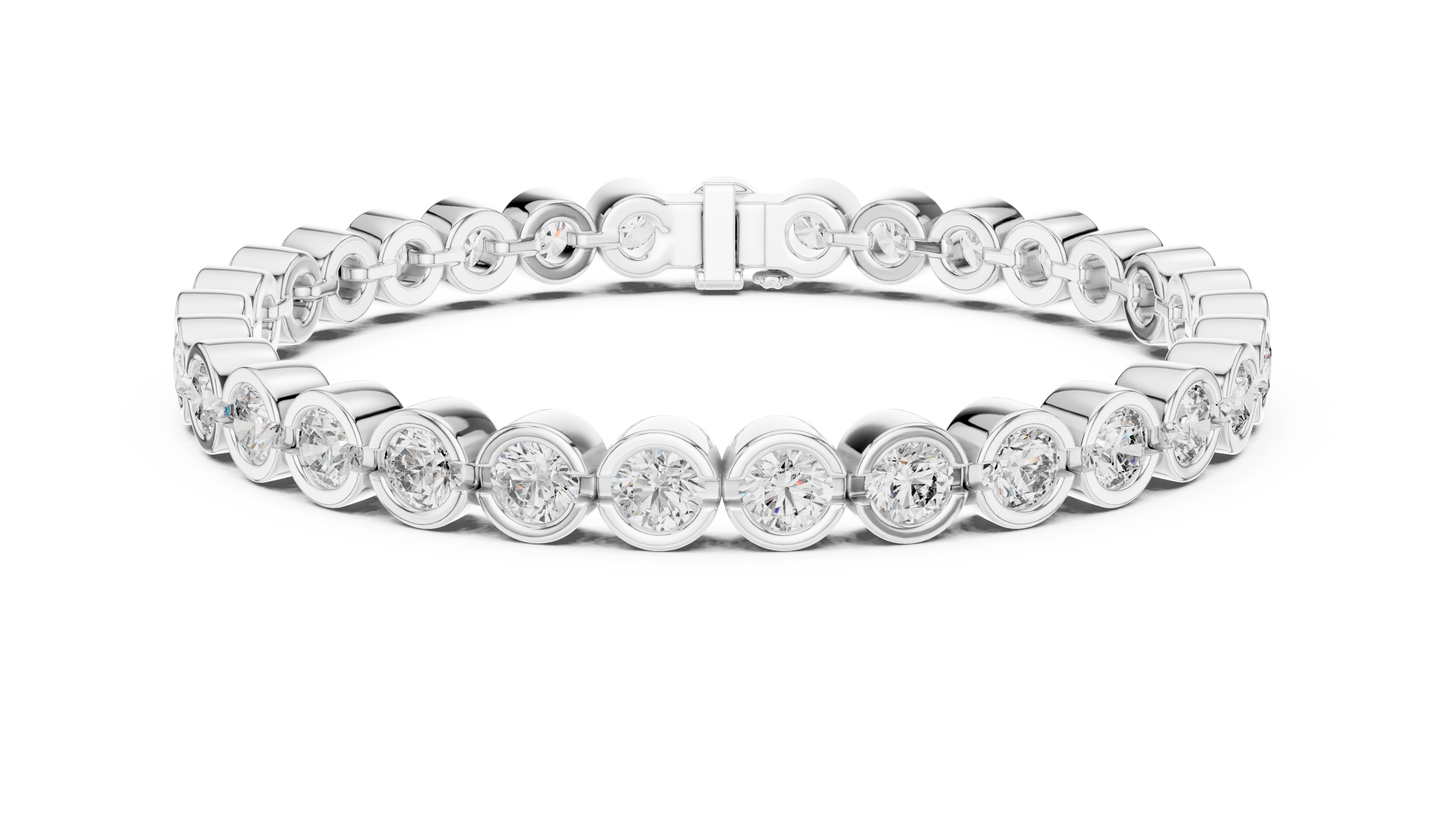 Imperial Bloom Tennis Diamond Bracelet