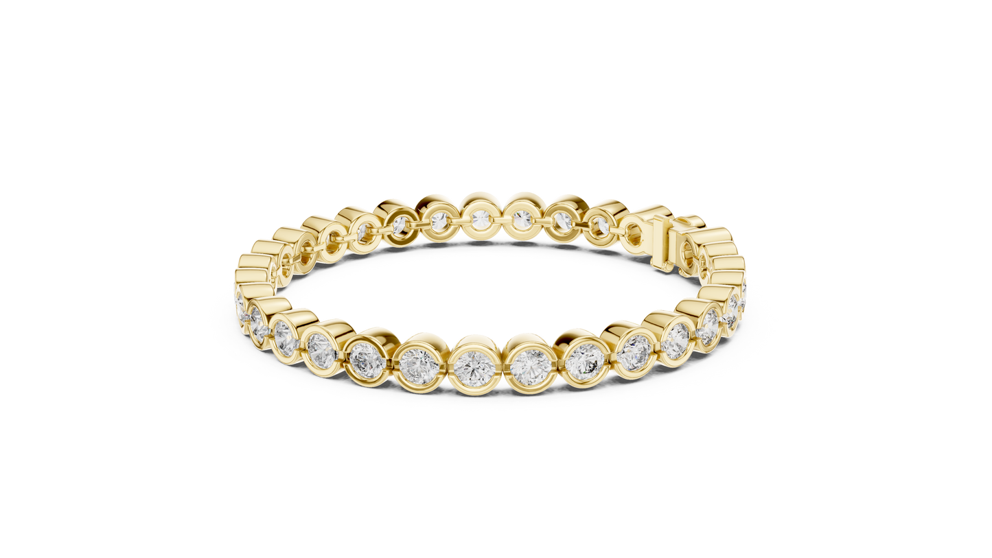 Imperial Bloom Tennis Diamond Bracelet