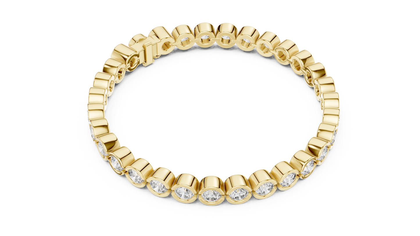 Imperial Bloom Tennis Diamond Bracelet