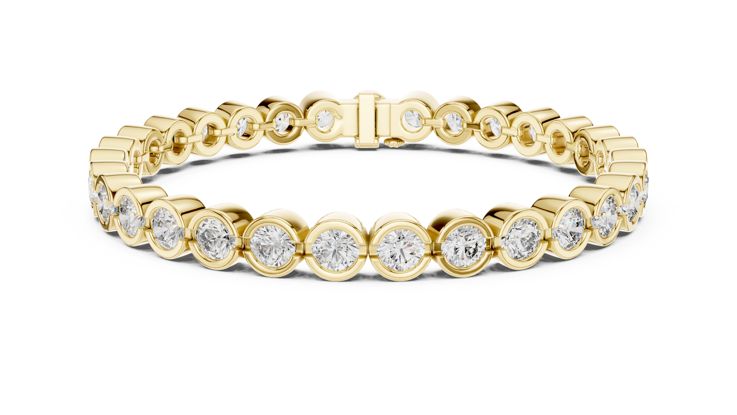 Imperial Bloom Tennis Diamond Bracelet