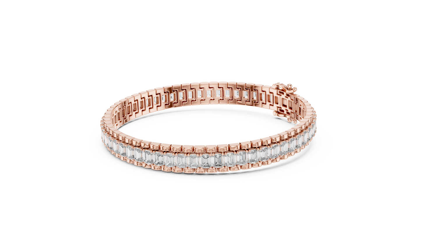 Gilded Aura Diamond Bracelet For Men
