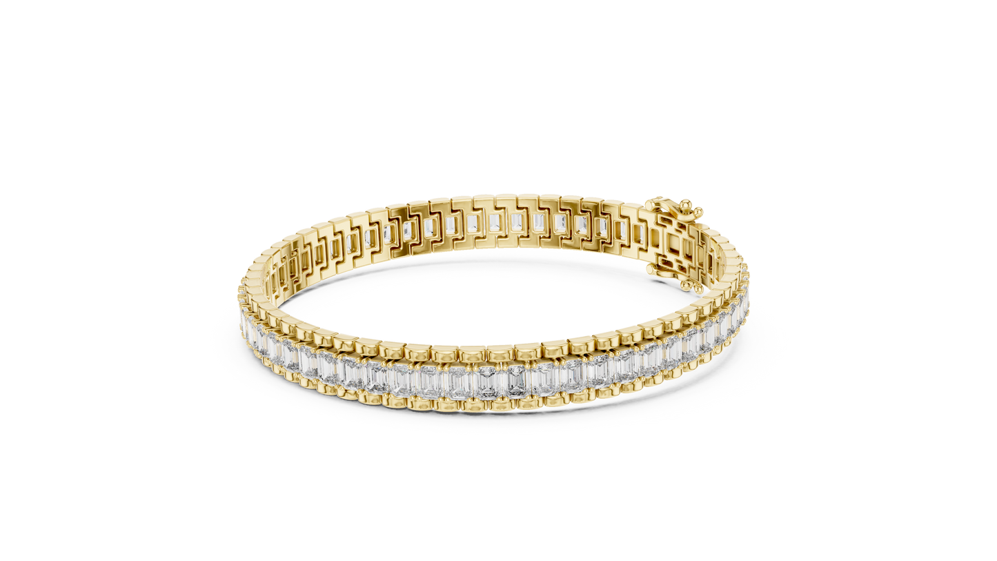 Gilded Aura Diamond Bracelet