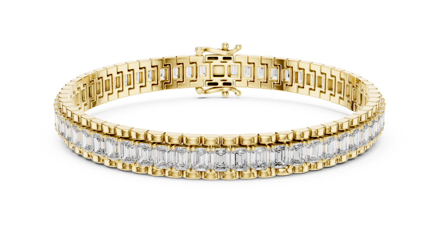 Gilded Aura Diamond Bracelet For Men
