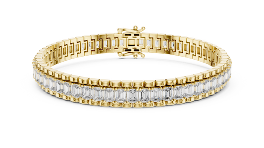 Gilded Aura Diamond Bracelet For Men