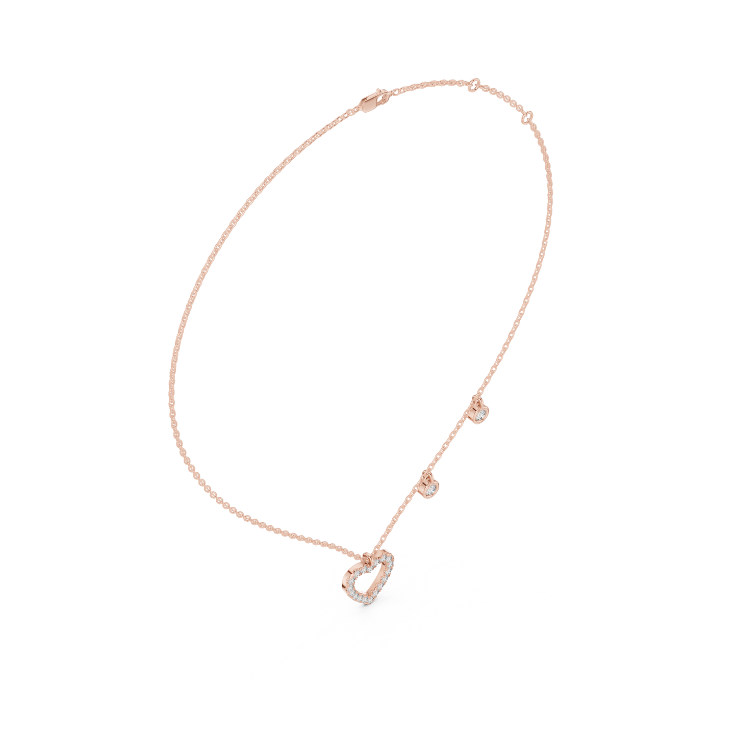 Sinuous Luxe Diamond Necklace