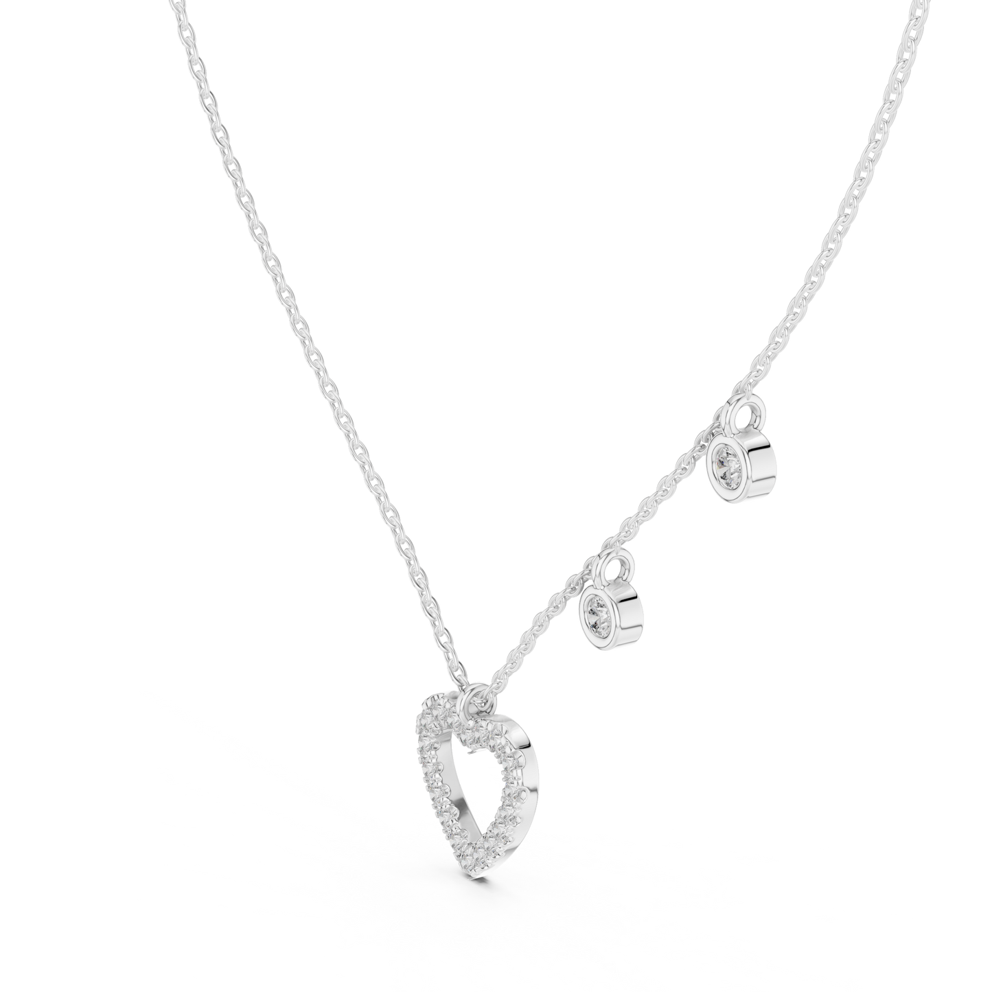 Sinuous Luxe Diamond Necklace