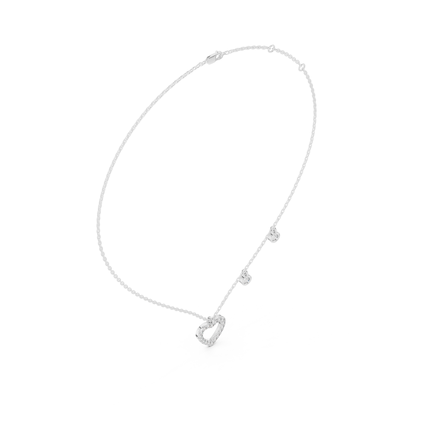 Sinuous Luxe Diamond Necklace