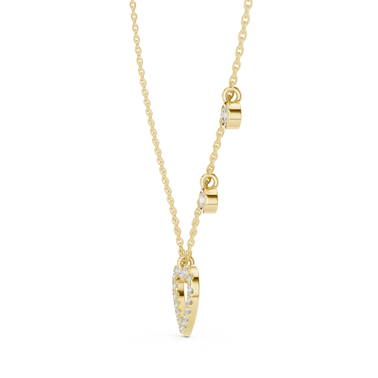 Sinuous Luxe Diamond Necklace
