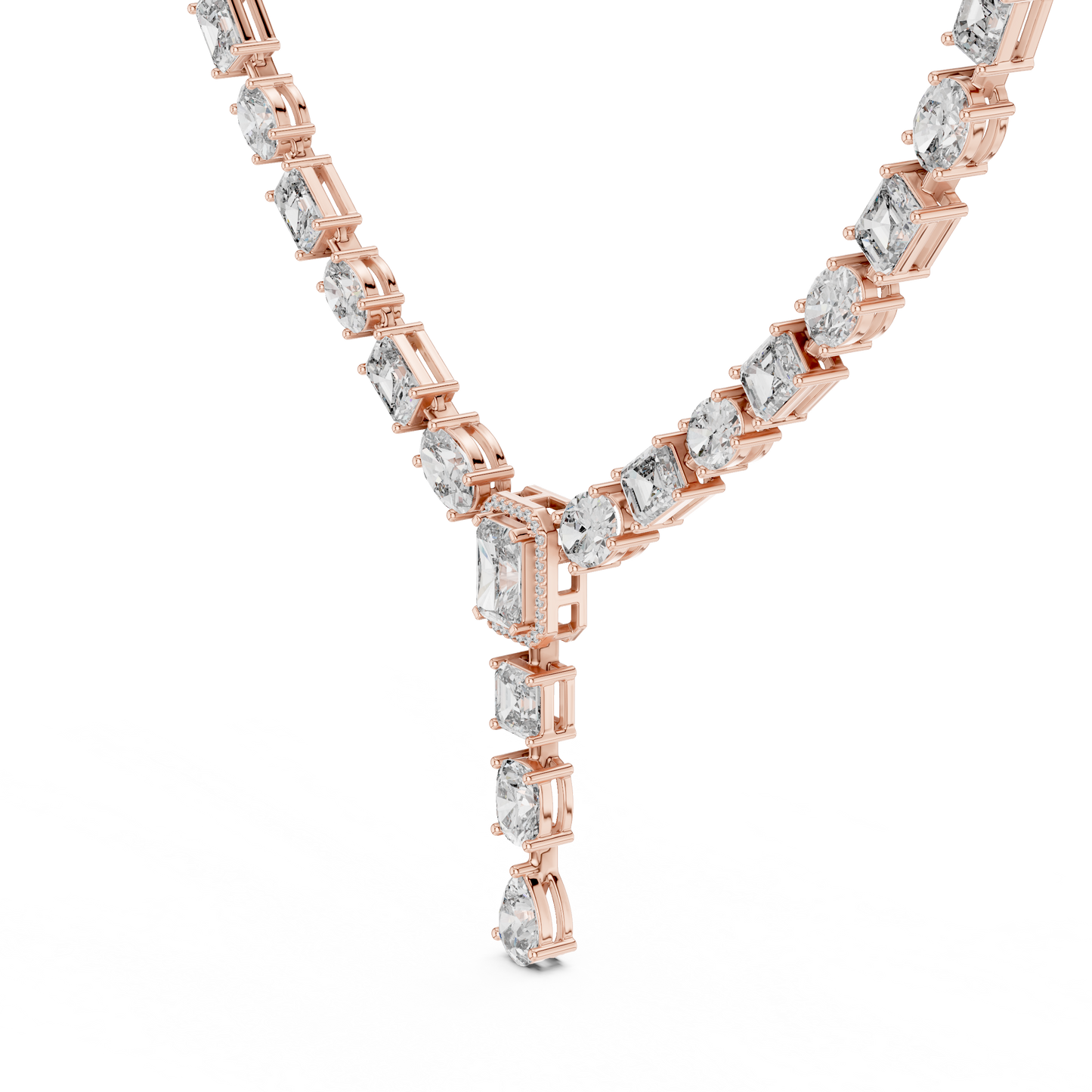The Imperial Arc Diamond Necklace