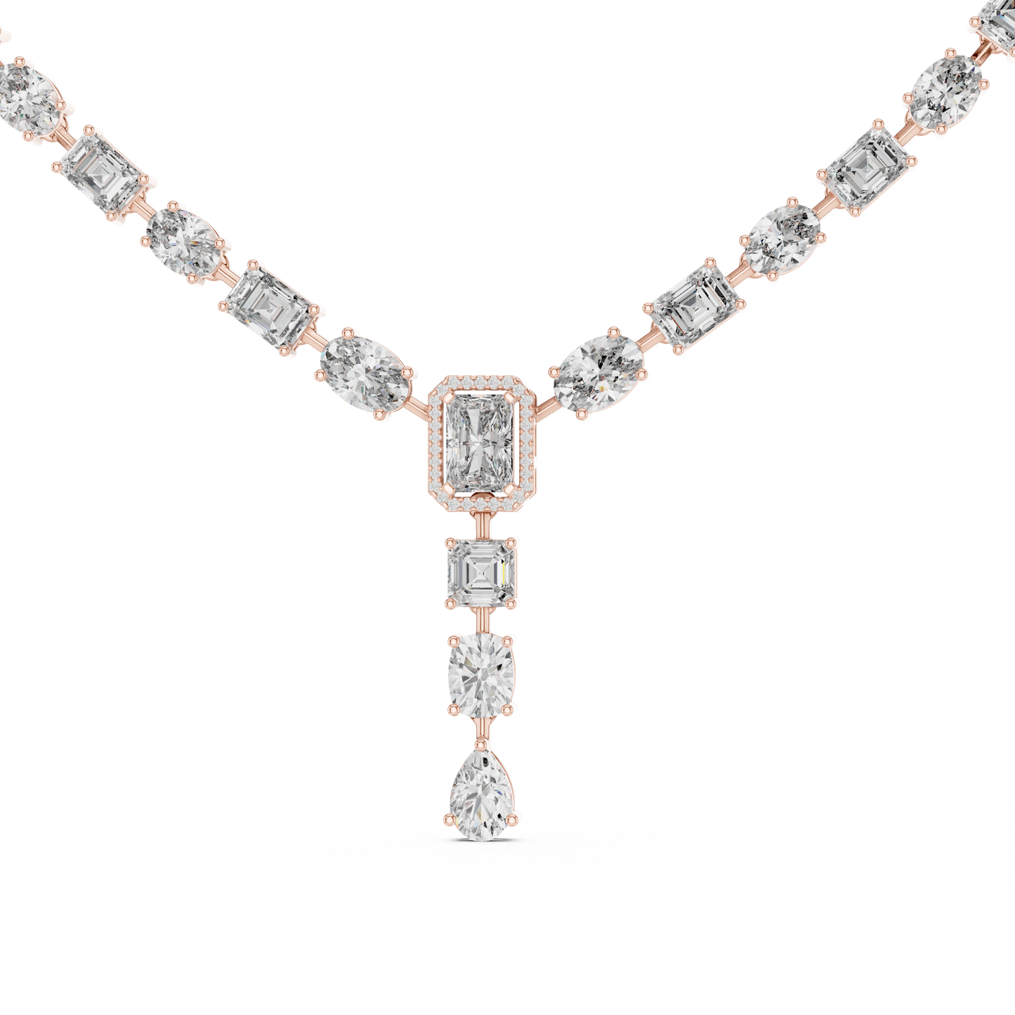 The Imperial Arc Diamond Necklace