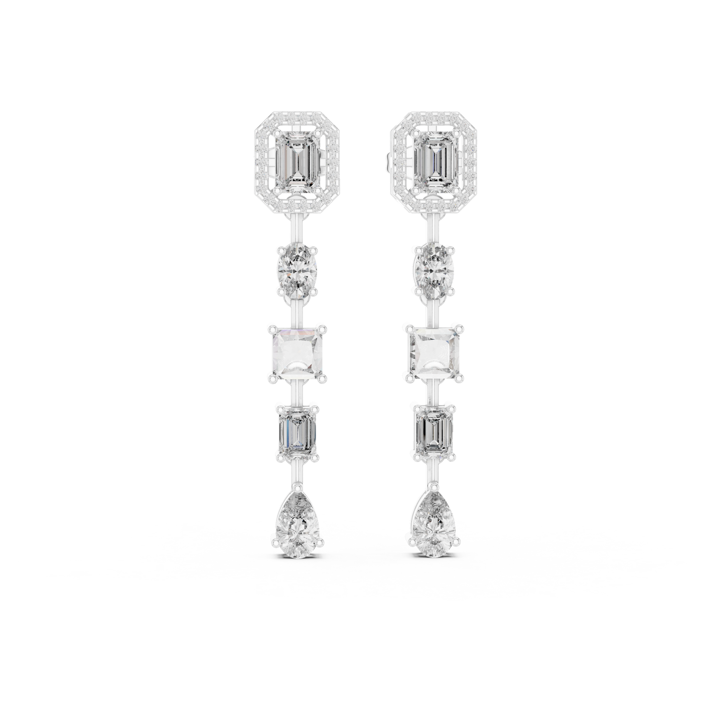 Celestique Geometry Cascade Earring