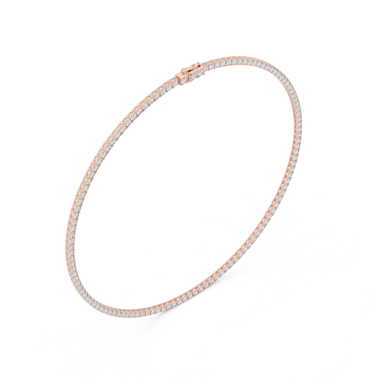 Celestial Lace Tennis Diamond Necklace