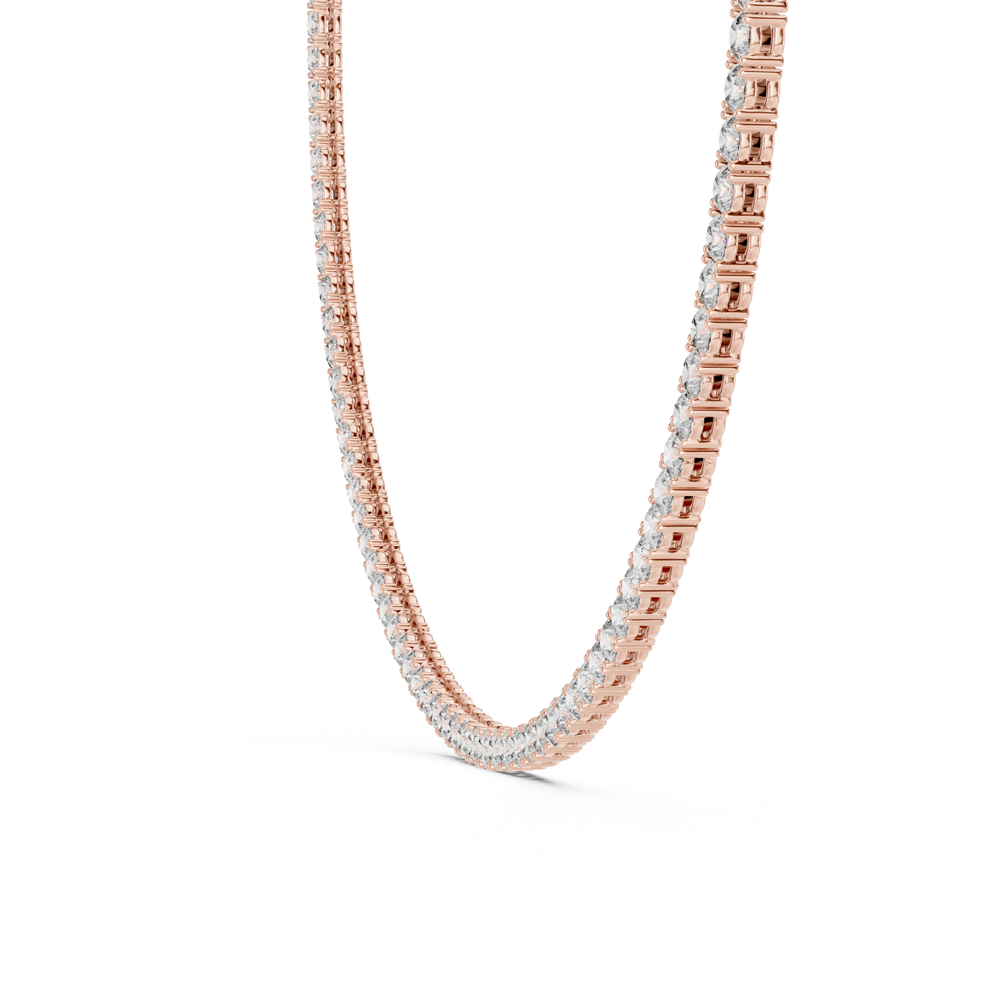 Celestial Lace Tennis Diamond Necklace