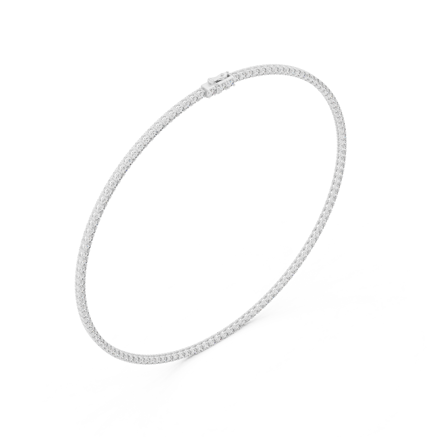 Celestial Lace Tennis Diamond Necklace