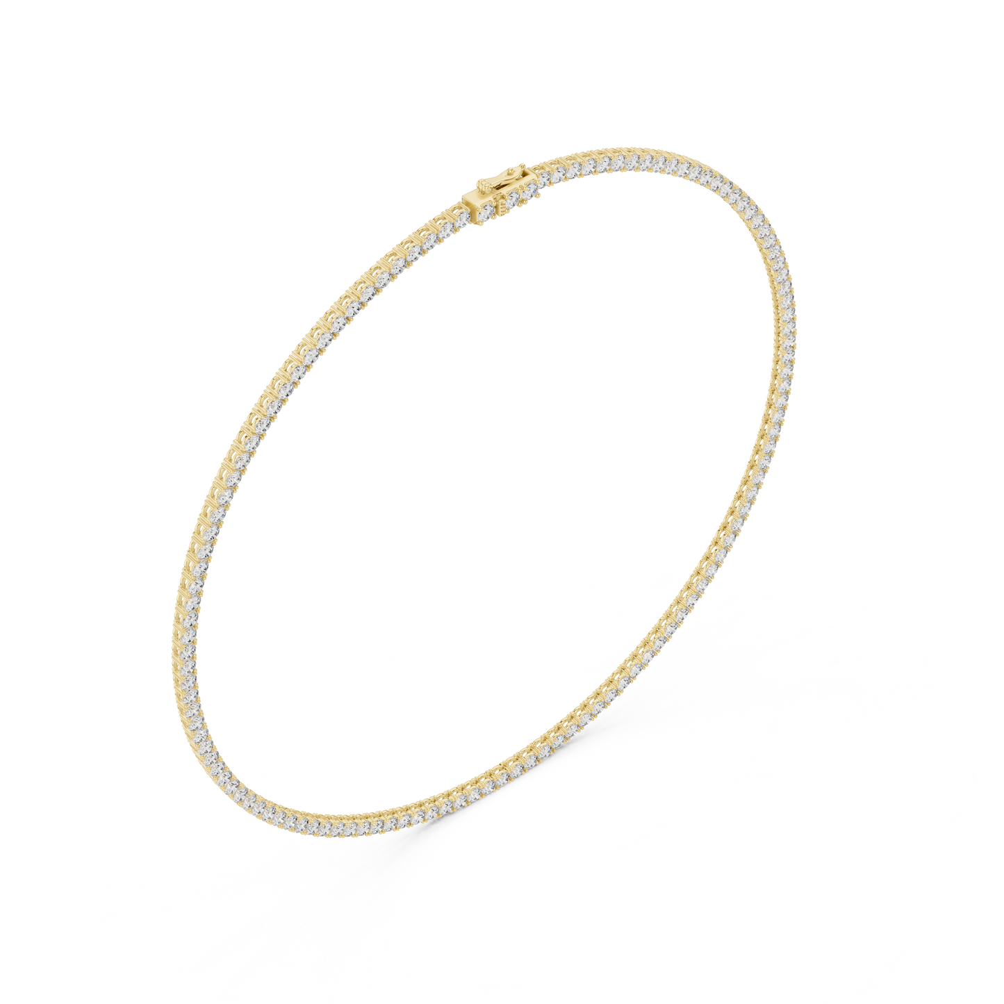 Celestial Lace Tennis Diamond Necklace