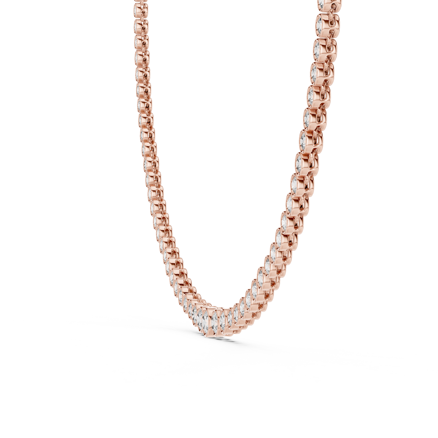 Queen’s Flame Diamond Necklace