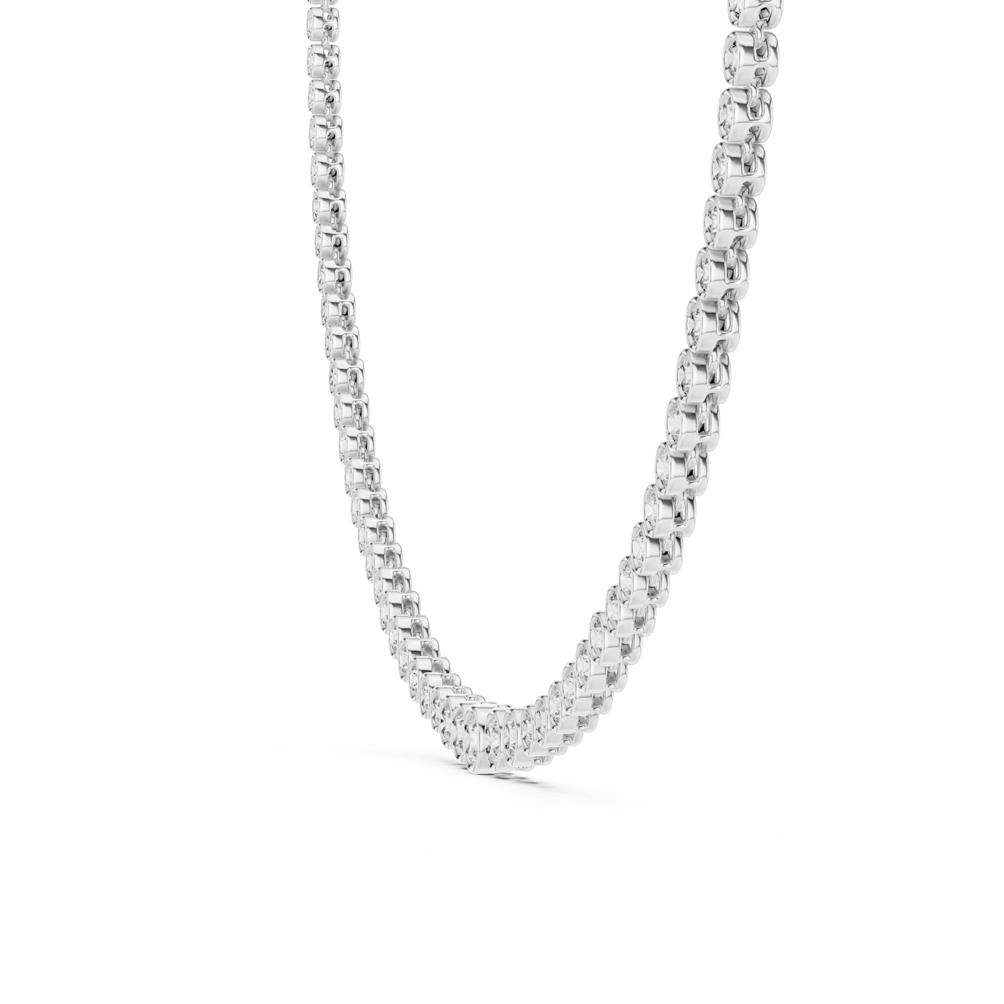 Queen’s Flame Diamond Necklace