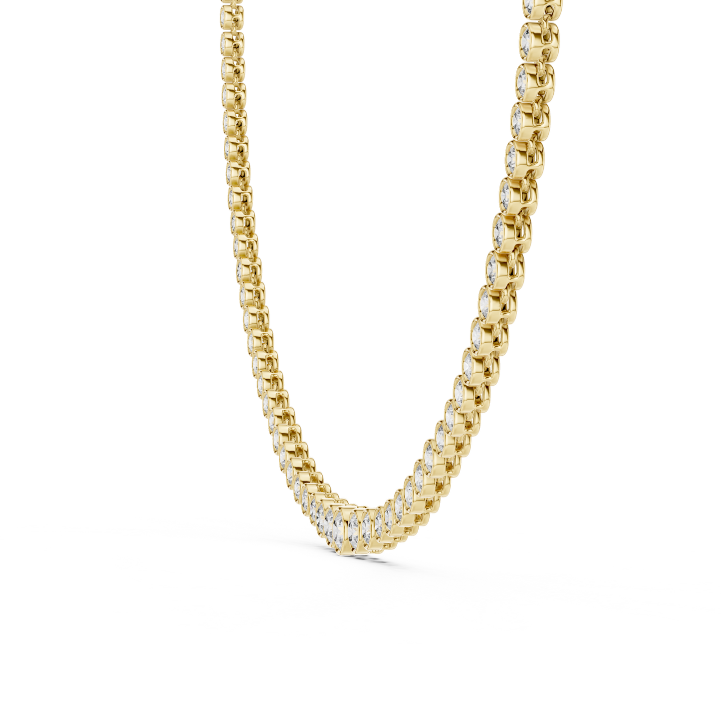 Queen’s Flame Diamond Necklace