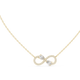 Crystal Dawn Infinity Diamond Pendant