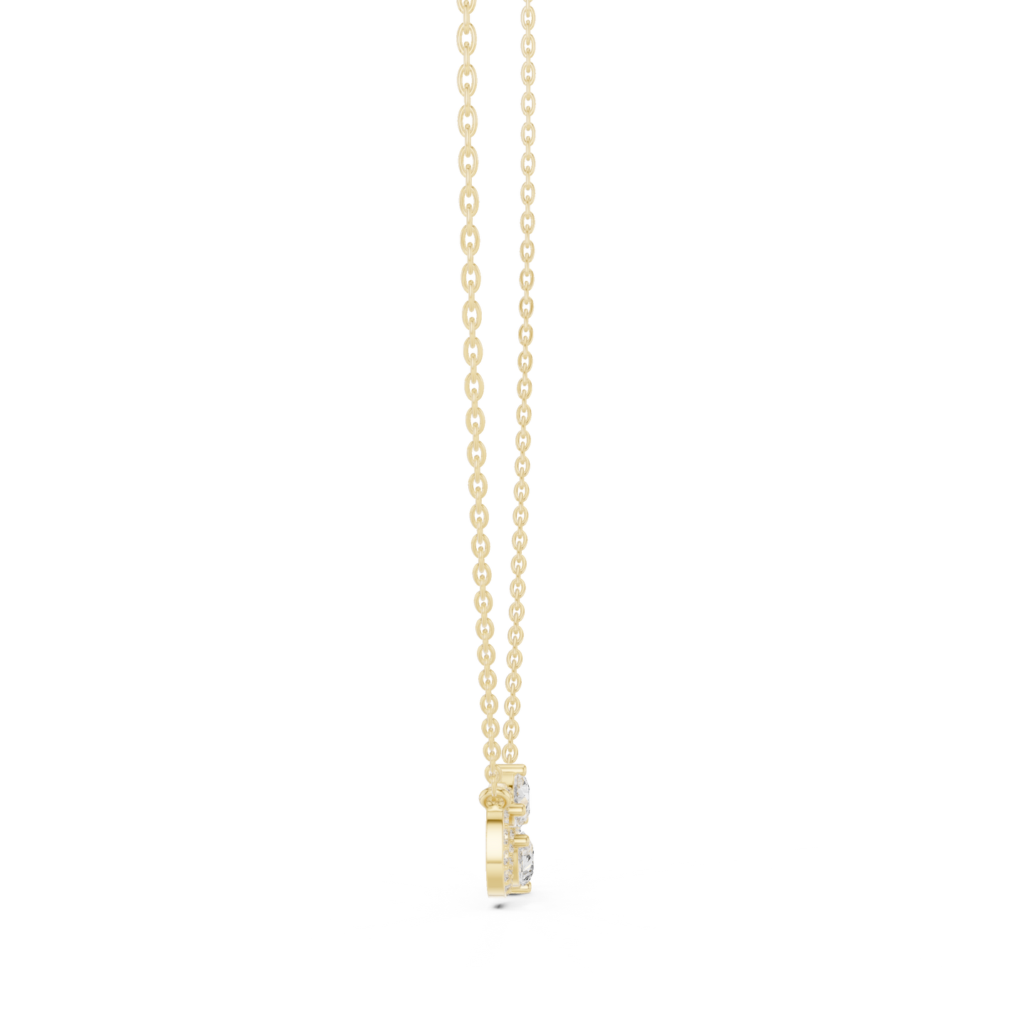 Crystal Dawn Infinity Diamond Pendant