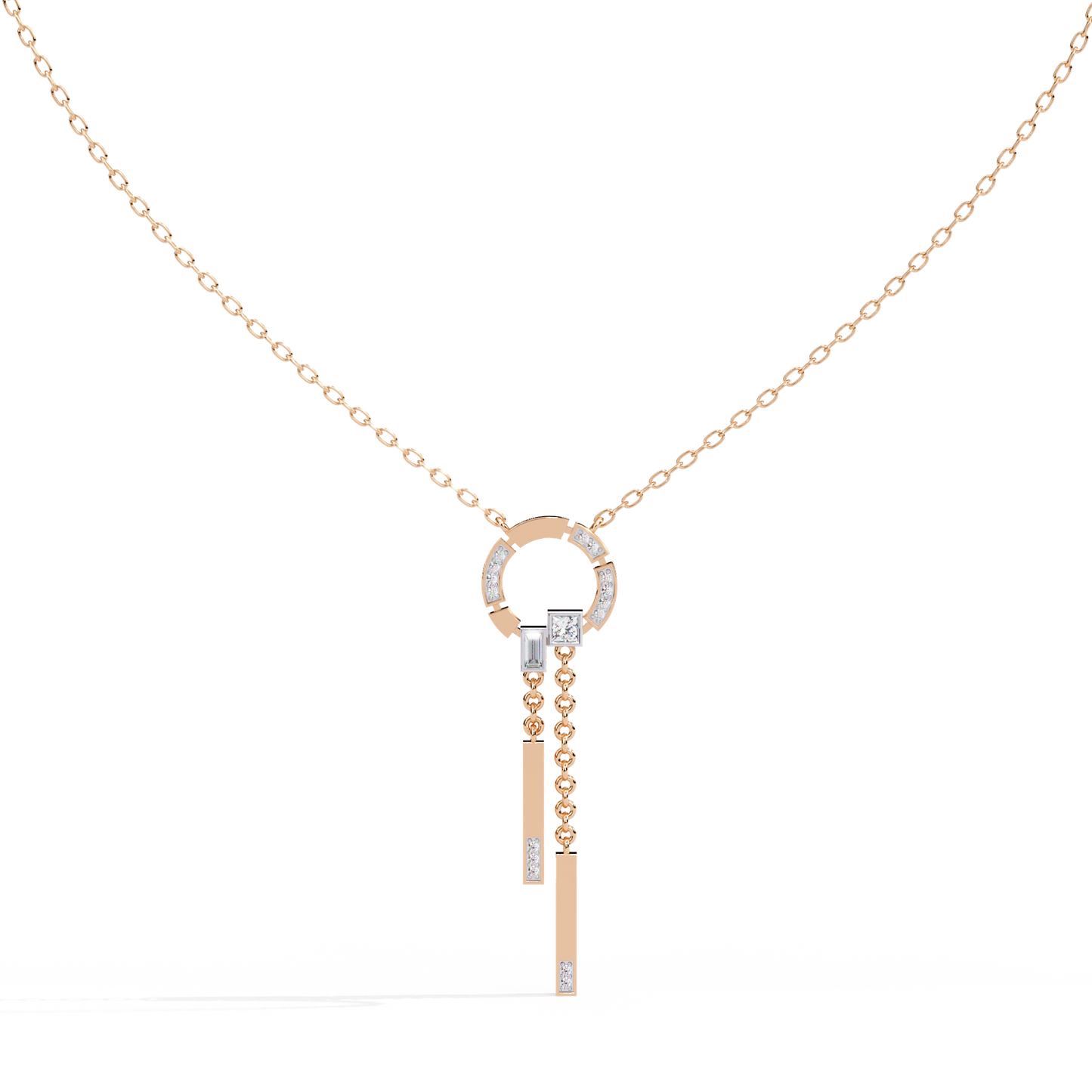 Luna Aurea Diamond Necklace