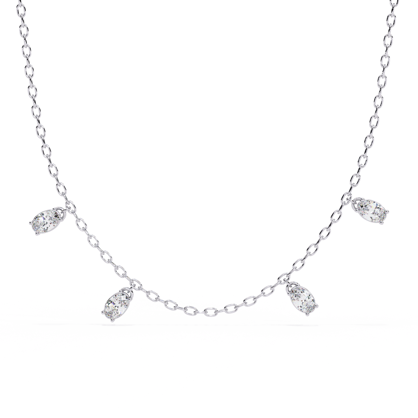 Vela Noire Diamond Necklace